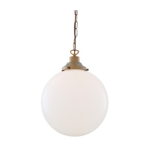 Yerevan 30cm Globe Pendant Antique Brass-2
