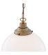 Yerevan 30cm Globe Pendant Antique Brass-4