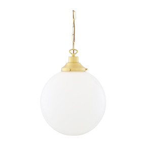 Yerevan 30cm Globe Pendant Satin Brass-1