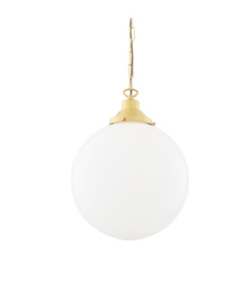 Yerevan 30cm Globe Pendant Satin Brass-2