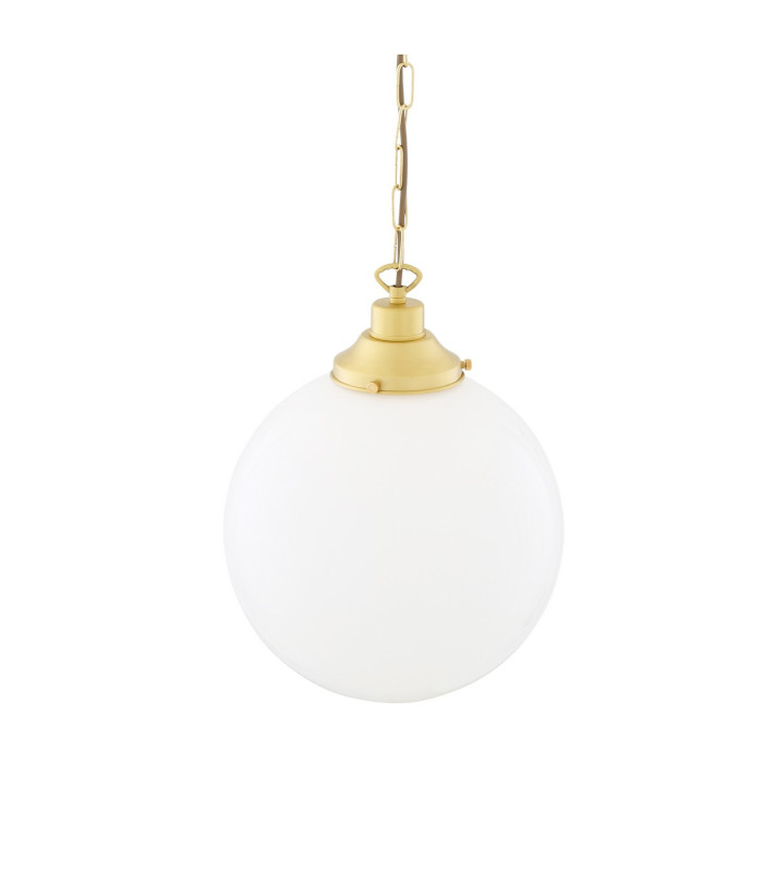 Yerevan 30cm Globe Pendant Satin Brass-3