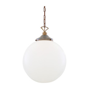 Yerevan 40cm Globe Pendant Antique Brass-2