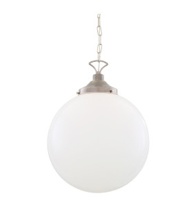 Yerevan 40cm Globe Pendant Antique Silver-2