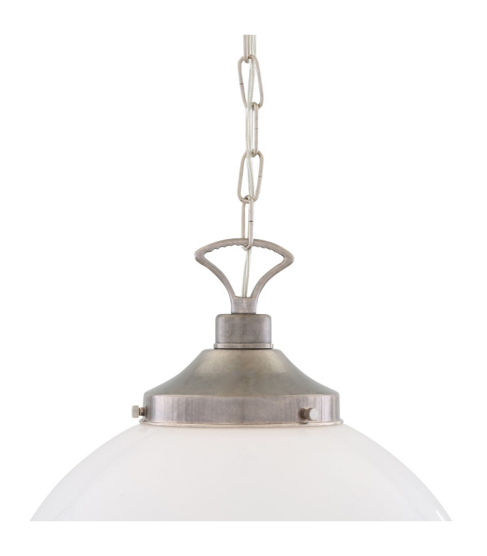 Yerevan 40cm Globe Pendant Antique Silver-3