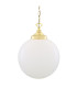 Yerevan 40cm Globe Pendant Polished Brass-1