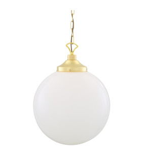 Yerevan 40cm Globe Pendant Polished Brass-1