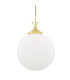 Yerevan 40cm Globe Pendant Satin Brass-2