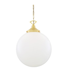 Yerevan 40cm Globe Pendant Satin Brass-2