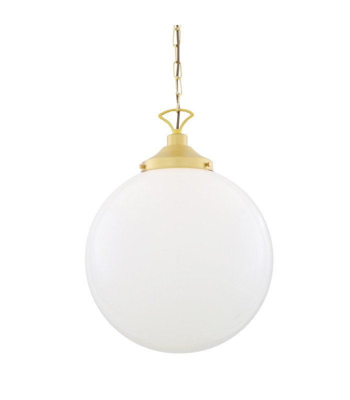 Yerevan 40cm Globe Pendant Satin Brass-2