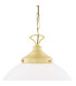 Yerevan 40cm Globe Pendant Satin Brass-3
