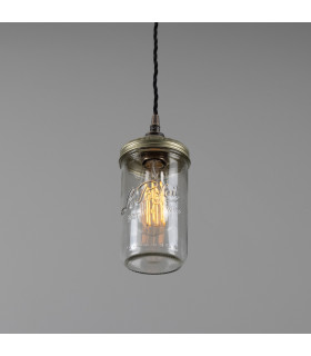 Jam-Jar Pendant Antique Silver-2