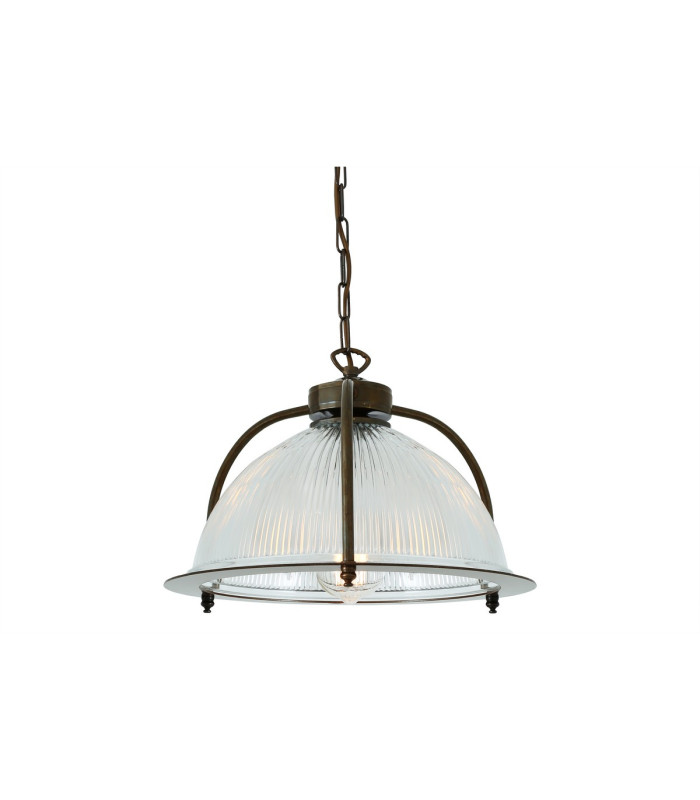 Bousta Dome Pendant Antique Brass & Bronze Ring-4