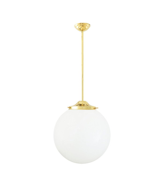 Luanda Globe Bar Pendant Polished Brass