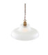 London 40cm Prismatic Railway Dome Pendant Antique Brass-3
