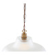 London 40cm Prismatic Railway Dome Pendant Antique Brass-4