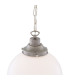 Yerevan 25cm Globe Pendant Antique Silver-4