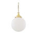 Yerevan 25cm Globe Pendant Polished Brass-2
