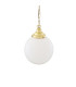 Yerevan 25cm Globe Pendant Polished Brass-3