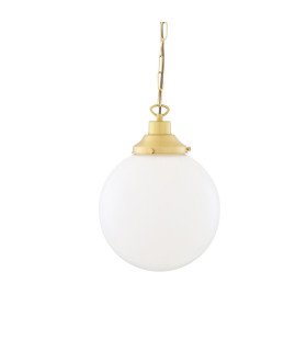 Yerevan 25cm Globe Pendant Satin Brass-1