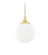 Yerevan 25cm Globe Pendant Satin Brass-2