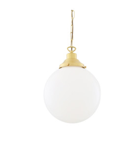 Yerevan 25cm Globe Pendant Satin Brass-2