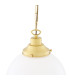 Yerevan 25cm Globe Pendant Satin Brass-4