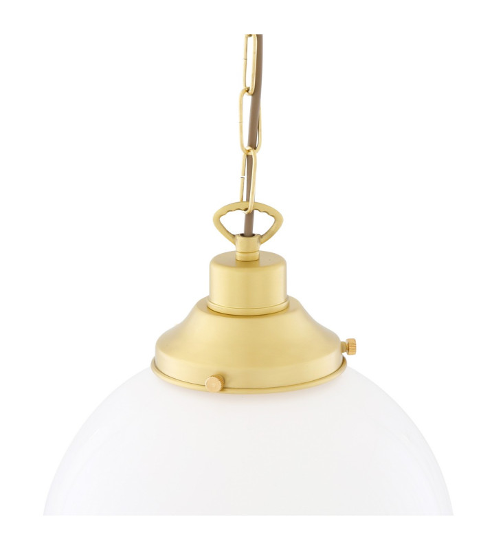 Yerevan 25cm Globe Pendant Satin Brass-4