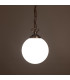 Yaounde 14cm Globe Pendant Antique Brass-4