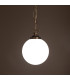 Yaounde 14cm Globe Pendant Antique Silver-4