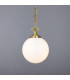 Yaounde 14cm Globe Pendant Polished Brass-1