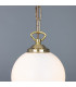 Yaounde 14cm Globe Pendant Polished Brass-3