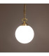 Yaounde 14cm Globe Pendant Polished Brass-4