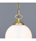 Yaounde 14cm Globe Pendant Satin Brass-3