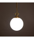 Yaounde 14cm Globe Pendant Satin Brass-4