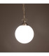Yaounde 14cm Globe Pendant Satin Chrome-4
