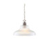 London 30cm Railway Dome Pendant Antique Silver-1