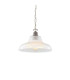 London 30cm Railway Dome Pendant Antique Silver-2