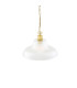London 30cm Railway Dome Pendant Satin Brass-3