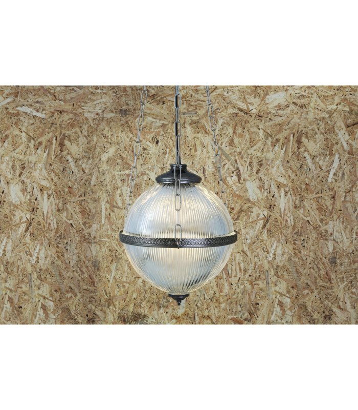Blaenau Globe Pendant Antique Silver-1
