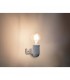 Globe Wall Lamp White 1 Light E27 - 2