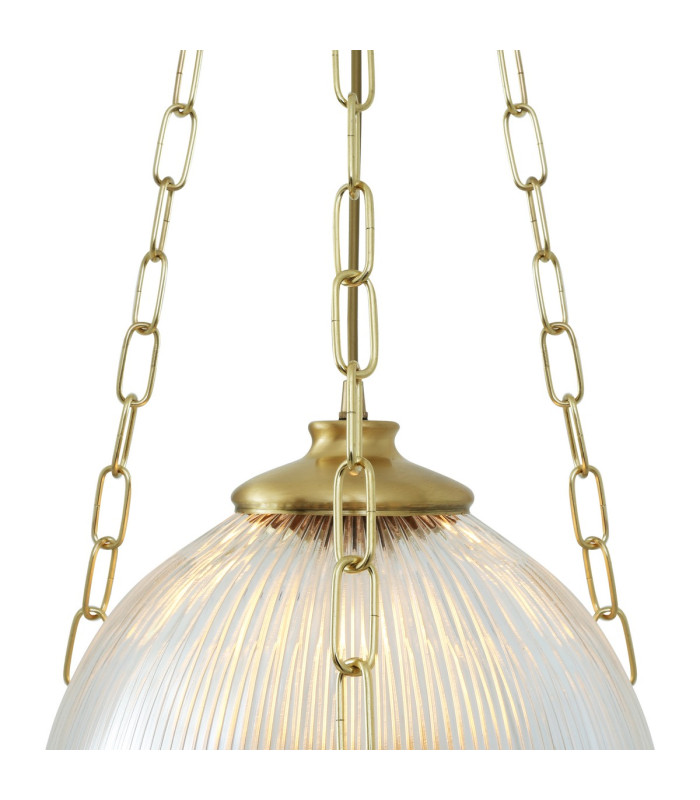 Blaenau Globe Pendant Polished Brass-5