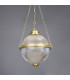 Blaenau Globe Pendant Satin Brass-2