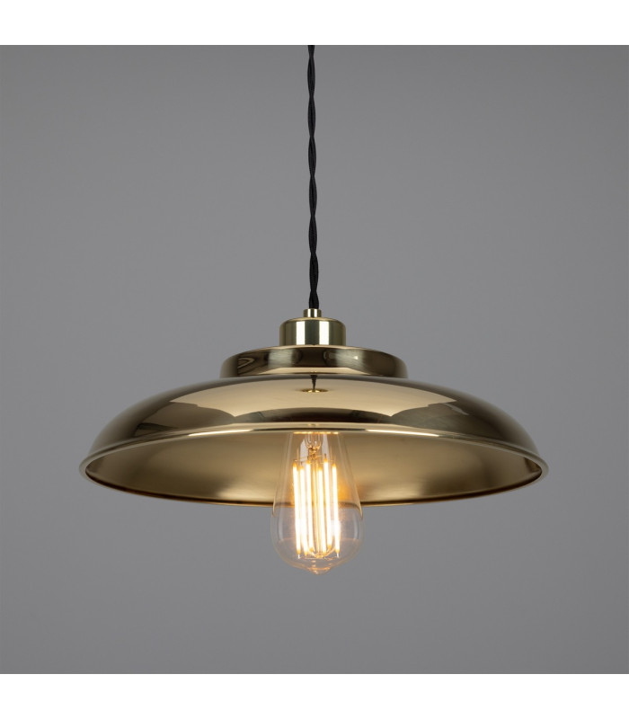 Telal Dome Pendant Polished Brass-2