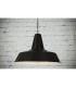 Nassau Industrial Factory Dome Pendant Black-1