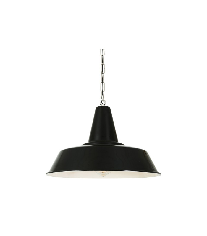 Nassau Industrial Factory Dome Pendant Black-2
