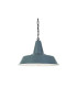 Nassau Industrial Factory Dome Pendant Grey