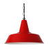 Nassau Industrial Factory Dome Pendant Red