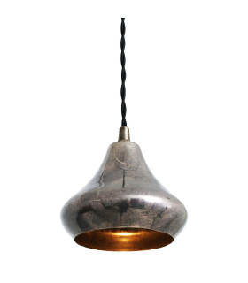 Amina Dome Pendant Antique Silver-1