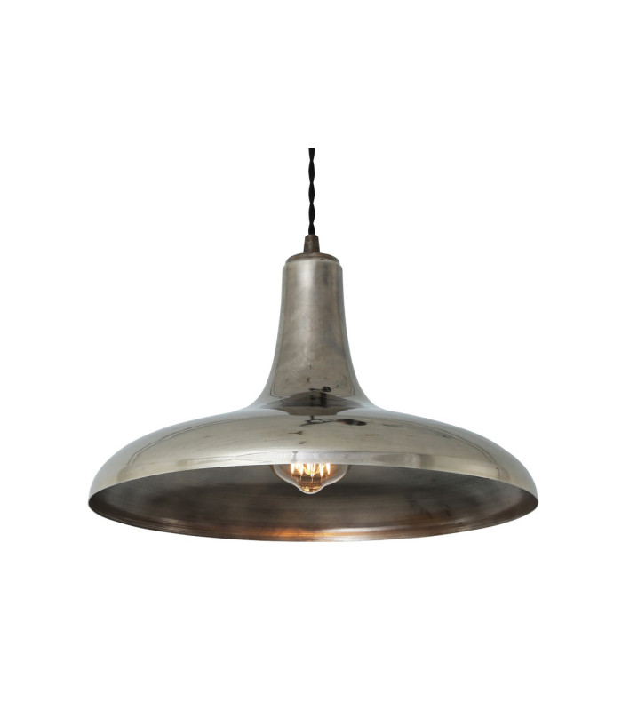 Kamal Dome Pendant Antique Silver-3