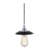 Reznor Pendant Chrome Black Shade-1